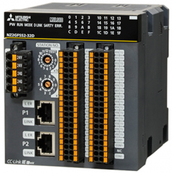 三菱cc-link NZ2GFCF1-32D 32點(diǎn) DC24V（漏型）輸入，遠(yuǎn)程模塊、FCN式
